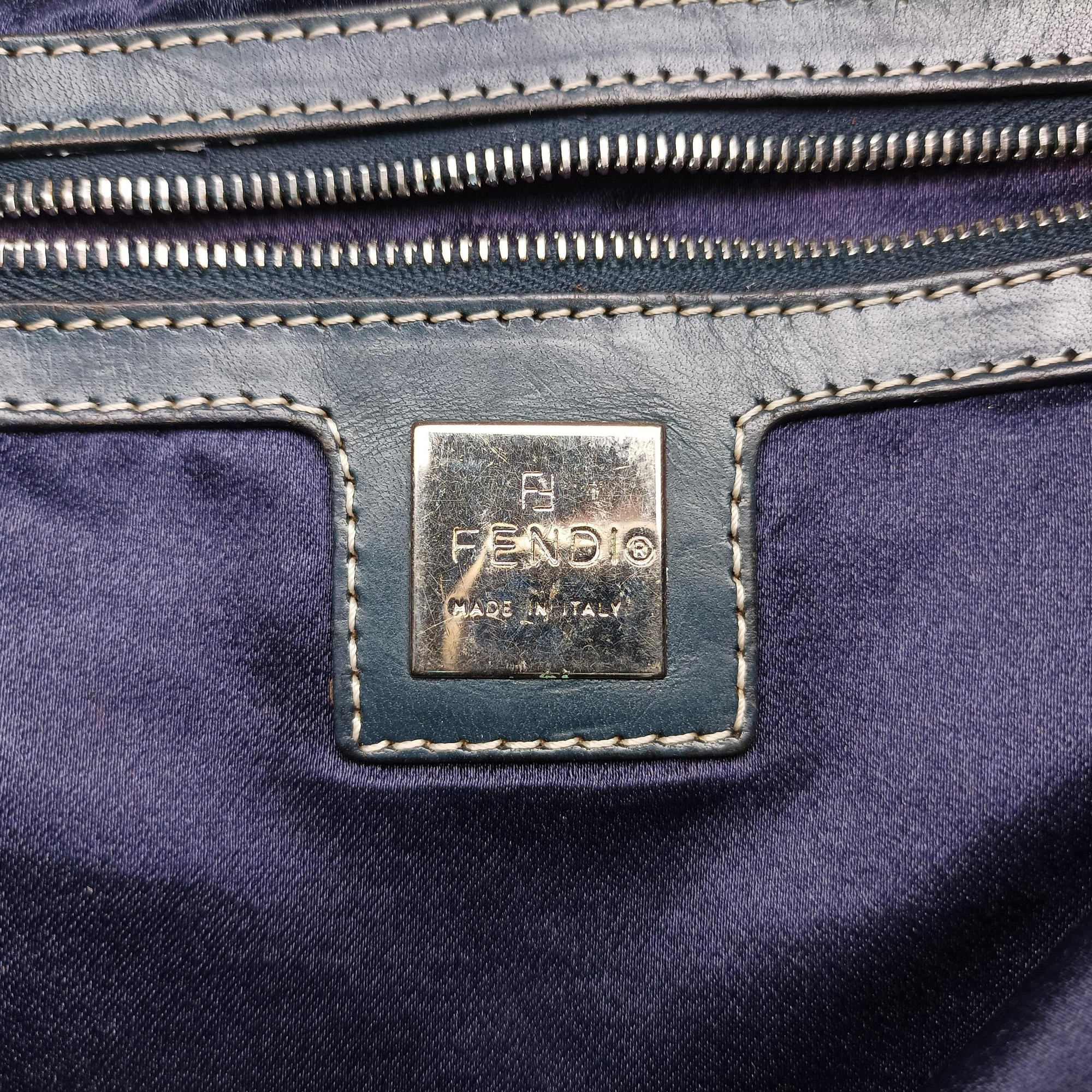 Zucchino Navy×Brown canvas×leather 8BR616 ズッキーノ ネイビー×ブラウン キャンバス×レザー 8BR616 