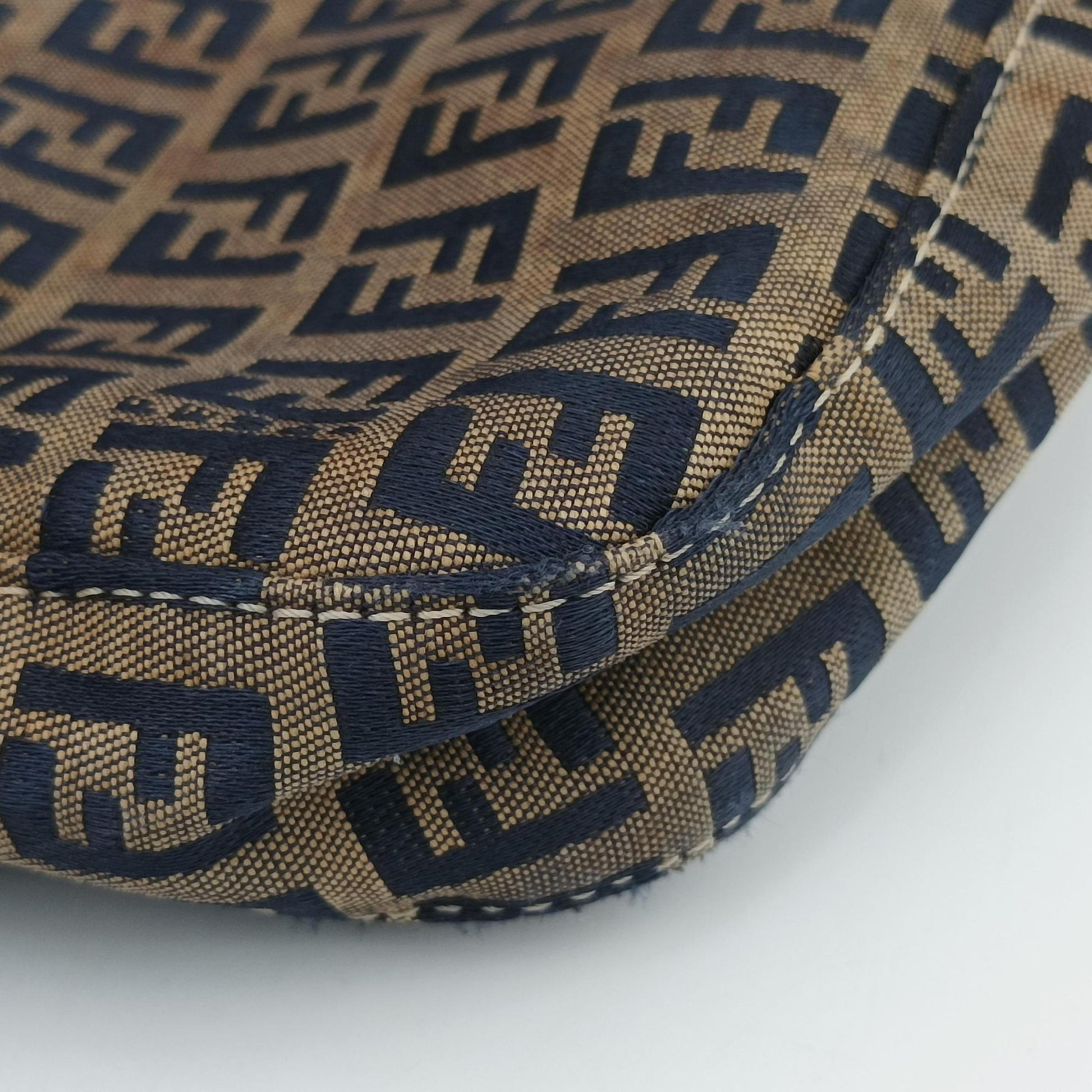 Zucchino Navy×Brown canvas×leather 8BR616 ズッキーノ ネイビー×ブラウン キャンバス×レザー 8BR616 