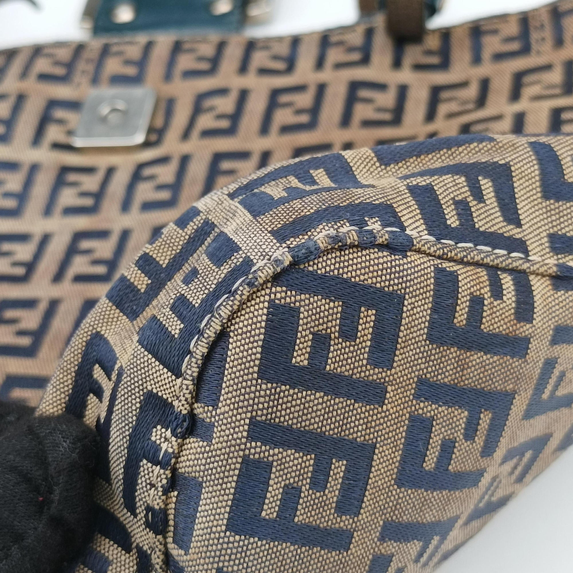 Zucchino Navy×Brown canvas×leather 8BR616 ズッキーノ ネイビー×ブラウン キャンバス×レザー 8BR616 