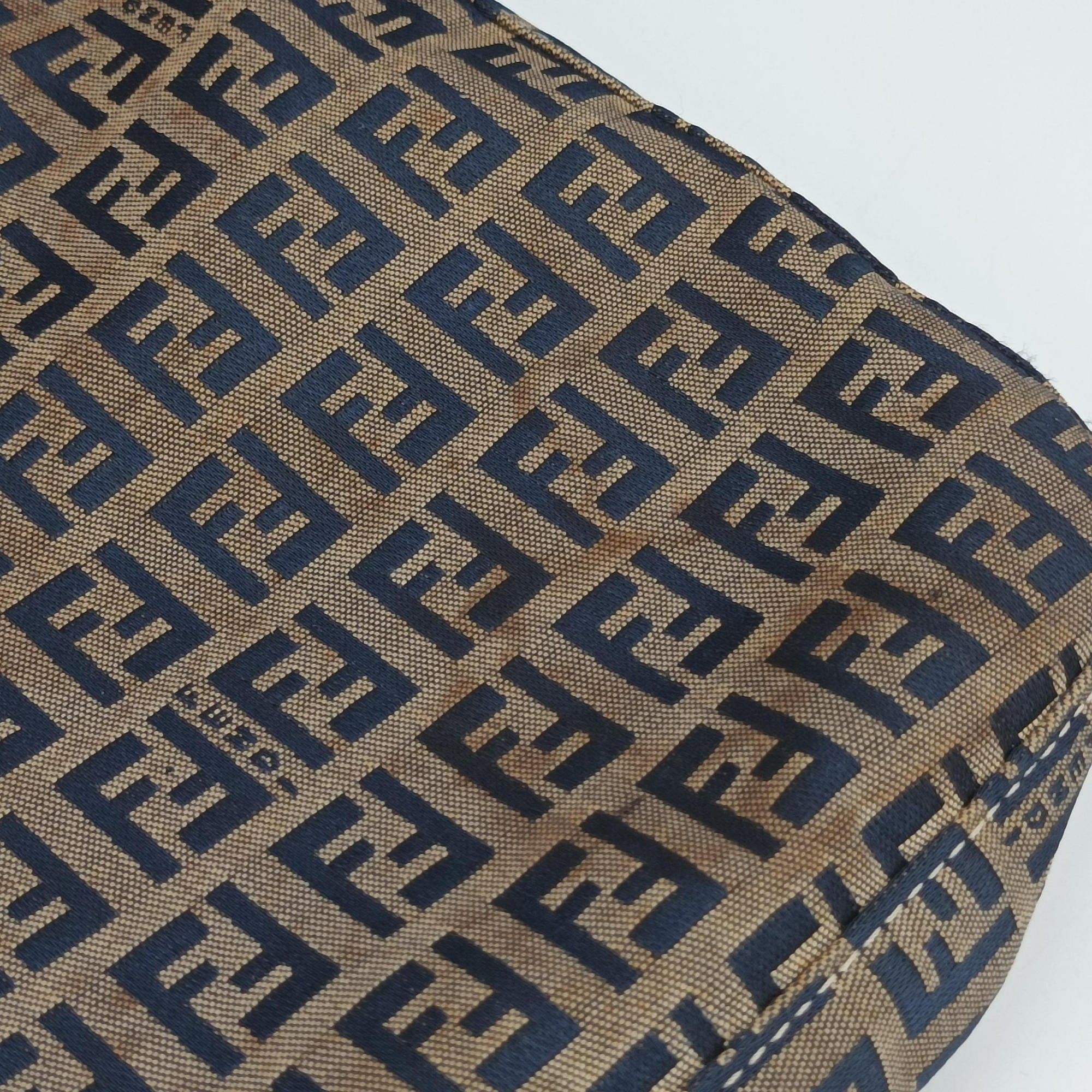 Zucchino Navy×Brown canvas×leather 8BR616 ズッキーノ ネイビー×ブラウン キャンバス×レザー 8BR616 