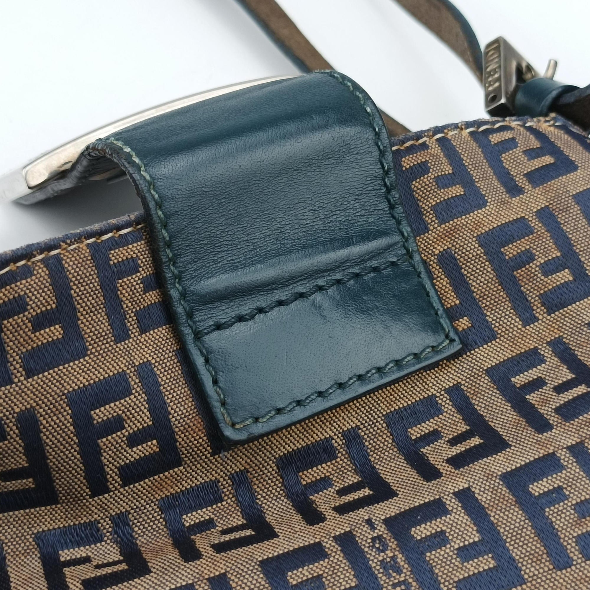 Zucchino Navy×Brown canvas×leather 8BR616 ズッキーノ ネイビー×ブラウン キャンバス×レザー 8BR616 