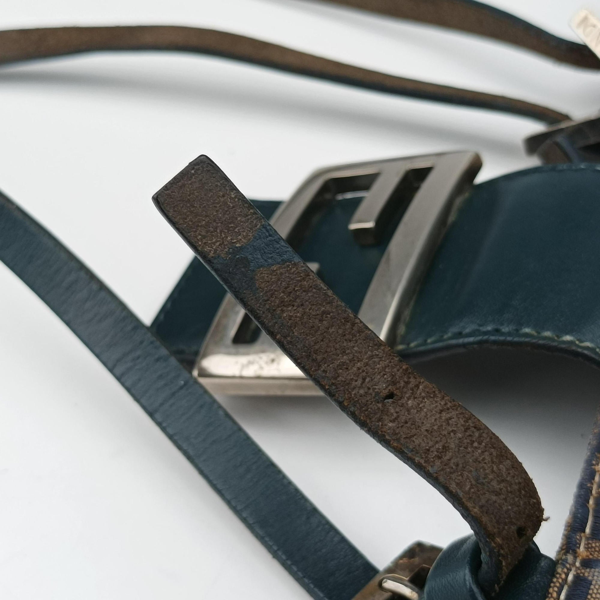 Zucchino Navy×Brown canvas×leather 8BR616 ズッキーノ ネイビー×ブラウン キャンバス×レザー 8BR616 