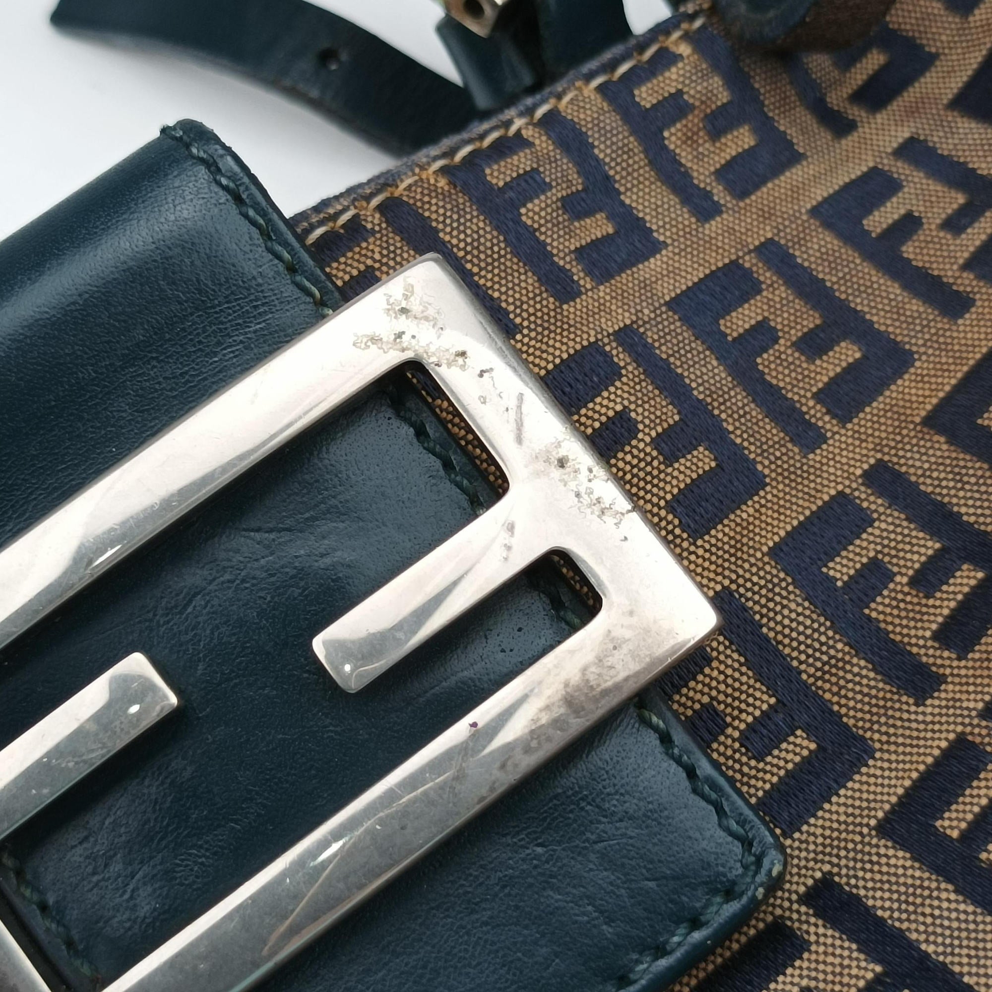 Zucchino Navy×Brown canvas×leather 8BR616 ズッキーノ ネイビー×ブラウン キャンバス×レザー 8BR616 