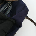 Zucchino Navy×Brown canvas×leather 8BR616 ズッキーノ ネイビー×ブラウン キャンバス×レザー 8BR616 