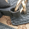 Guccissima Brown × Black Canvas×Leather 247279 G7341551グッチッシマ ブラウン × ブラック キャンバス×レザー 247279 G7341551