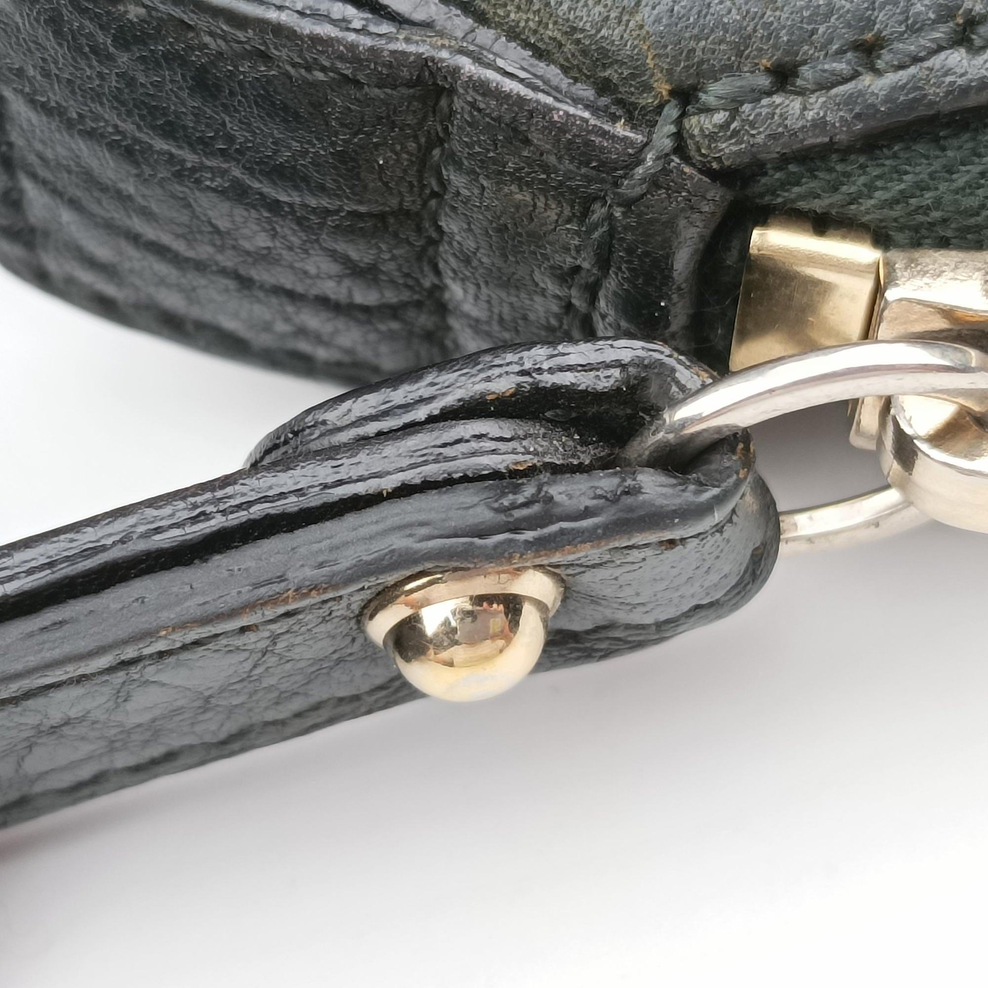 Guccissima Brown × Black Canvas×Leather 247279 G7341551グッチッシマ ブラウン × ブラック キャンバス×レザー 247279 G7341551