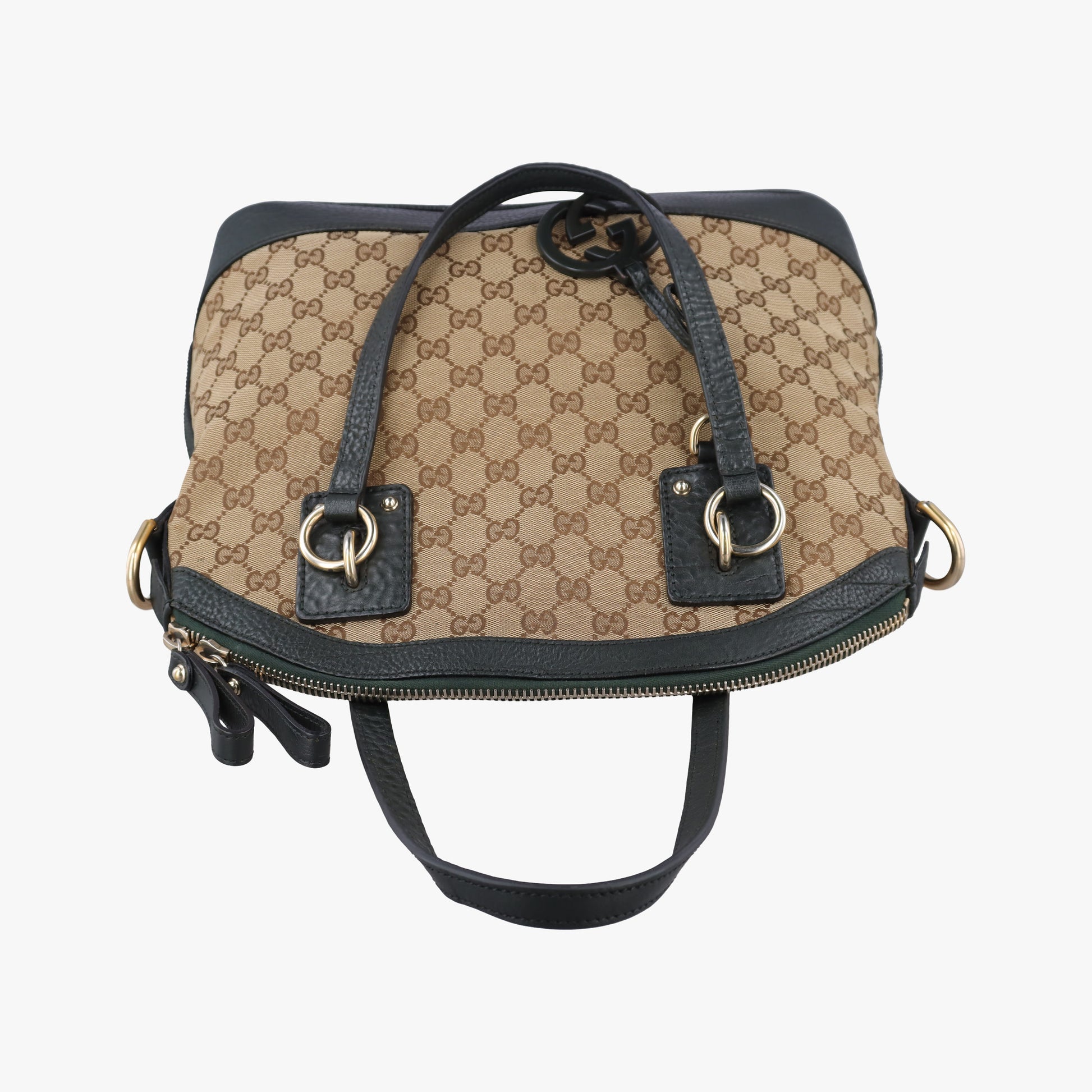 Guccissima Brown × Black Canvas×Leather 247279 G7341551グッチッシマ ブラウン × ブラック キャンバス×レザー 247279 G7341551