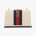 Sylvie Ivory×Navy×Red Leather 524405 G027782298シルヴィ アイボリー×ネイビー×レッド レザー 524405 G027782298