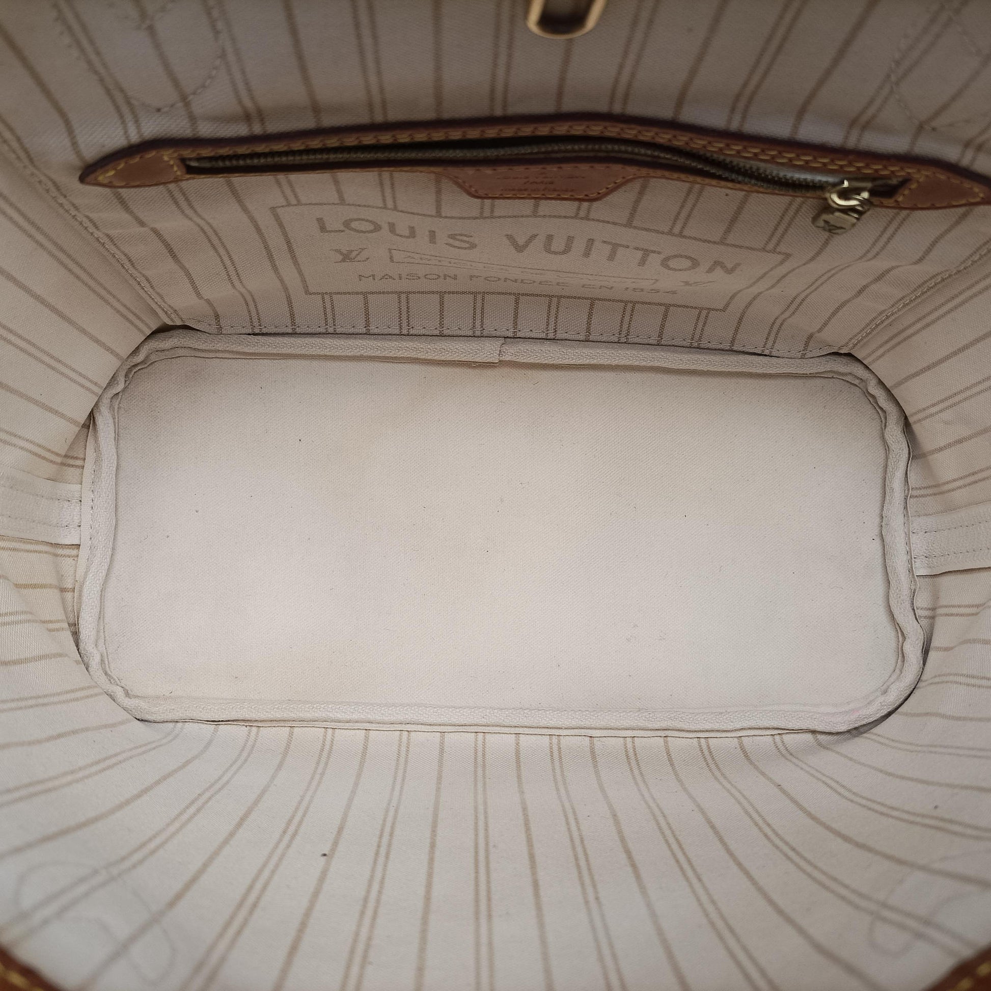 Neverfull MM Azur Damier Canvas N51107 AR0154ネヴァーフルMM アズール ダミエキャンバス N51107 AR0154
