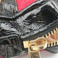 OPHIDIA Black×red suede×Patent Leather 517350 オフィディア ブラック×レッド スエード×パテント 517350 
