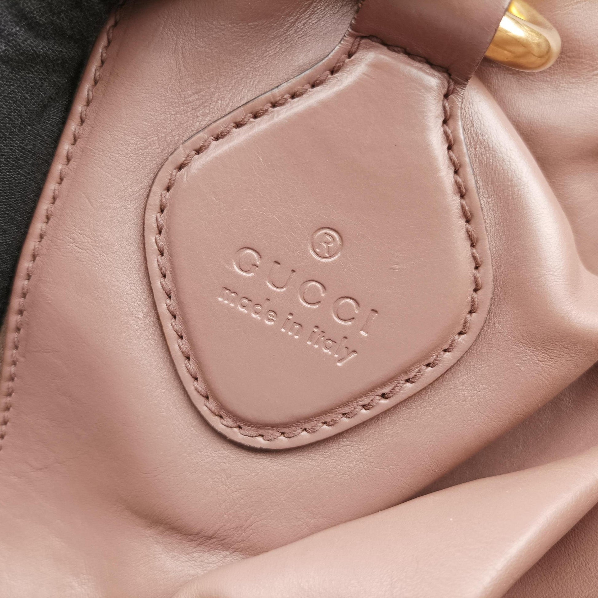 Horsebit hobo Pink Leather 309578 F013665374ホースビット ホーボー ピンク レザー 309578 F013665374