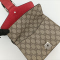 Dionysus beige×red PVC coated canvas × suede 421970 C023147479ディオニュソス ベージュ×レッド PVCコーティングキャンバス × スエード 421970 C023147479