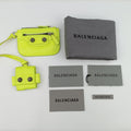 Le Cagole Neon Yellow  lambskin 719082.7206.P.568024ルカゴール ネオンイエロー ラムスキン 719082.7206.P.568024