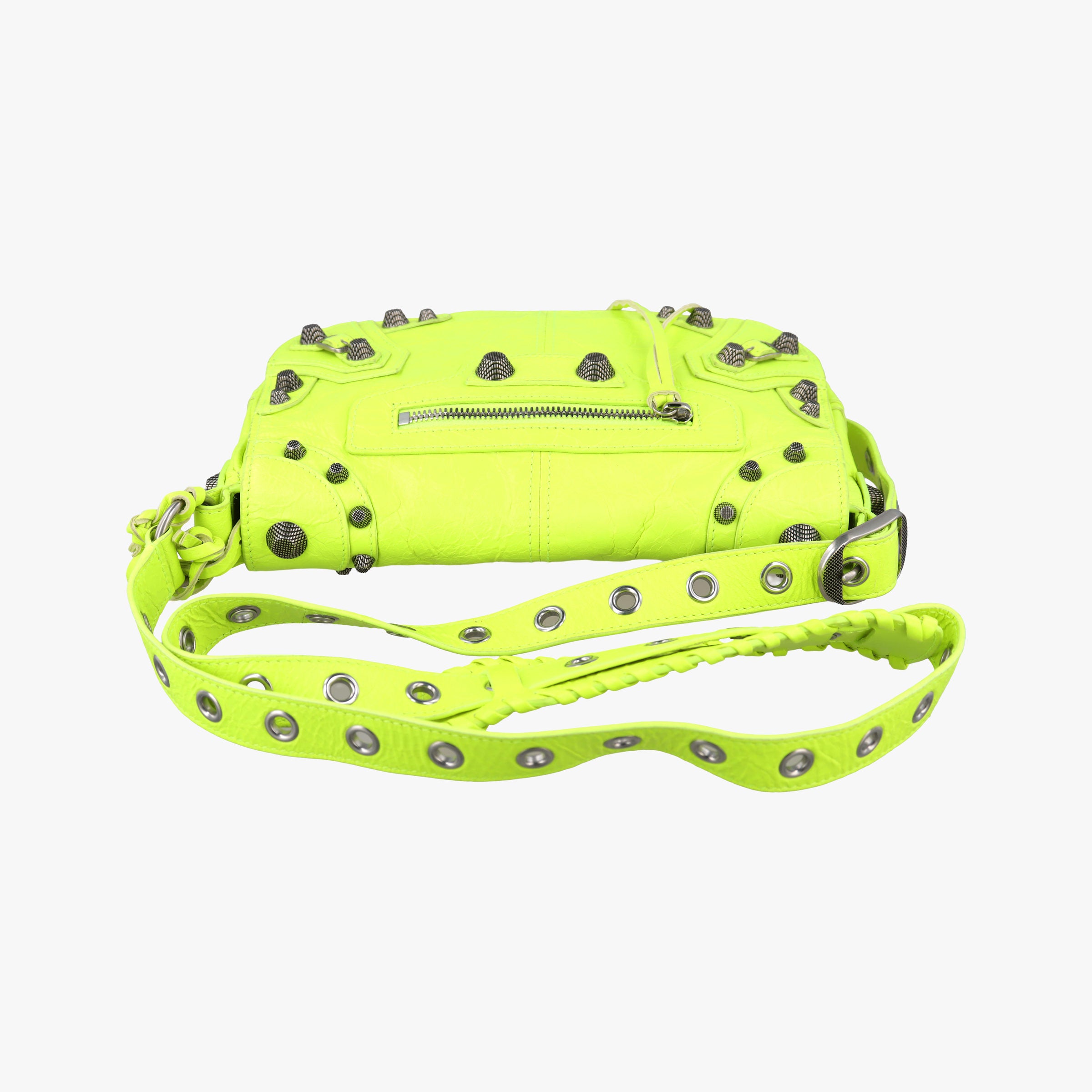 Le Cagole Neon Yellow  lambskin 719082.7206.P.568024ルカゴール ネオンイエロー ラムスキン 719082.7206.P.568024