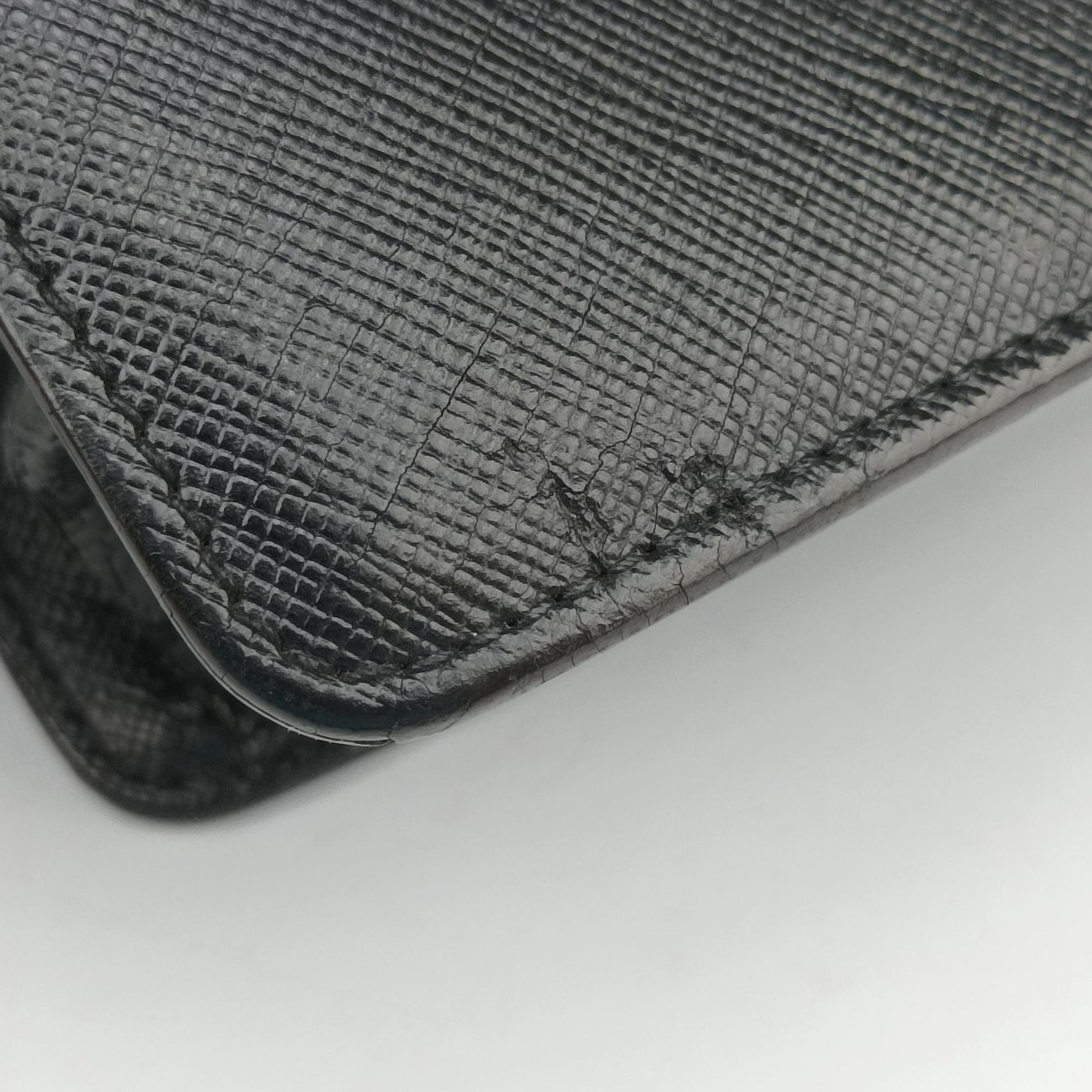 Sound Lock Black SAFFIANO Leather 1BD034 127サウンド ロック ブラック サフィアーノレザー 1BD034 127