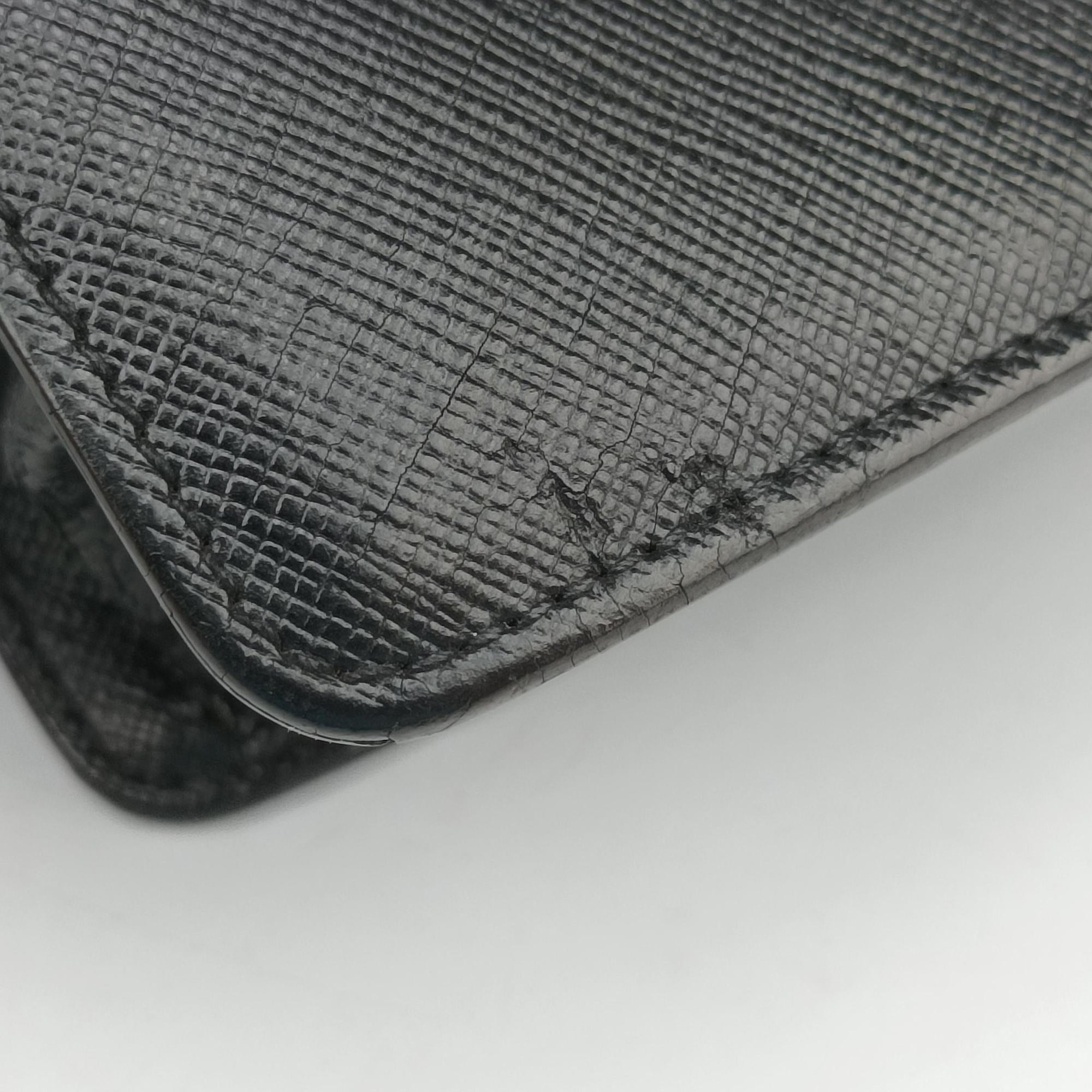 Sound Lock Black SAFFIANO Leather 1BD034 127サウンド ロック ブラック サフィアーノレザー 1BD034 127