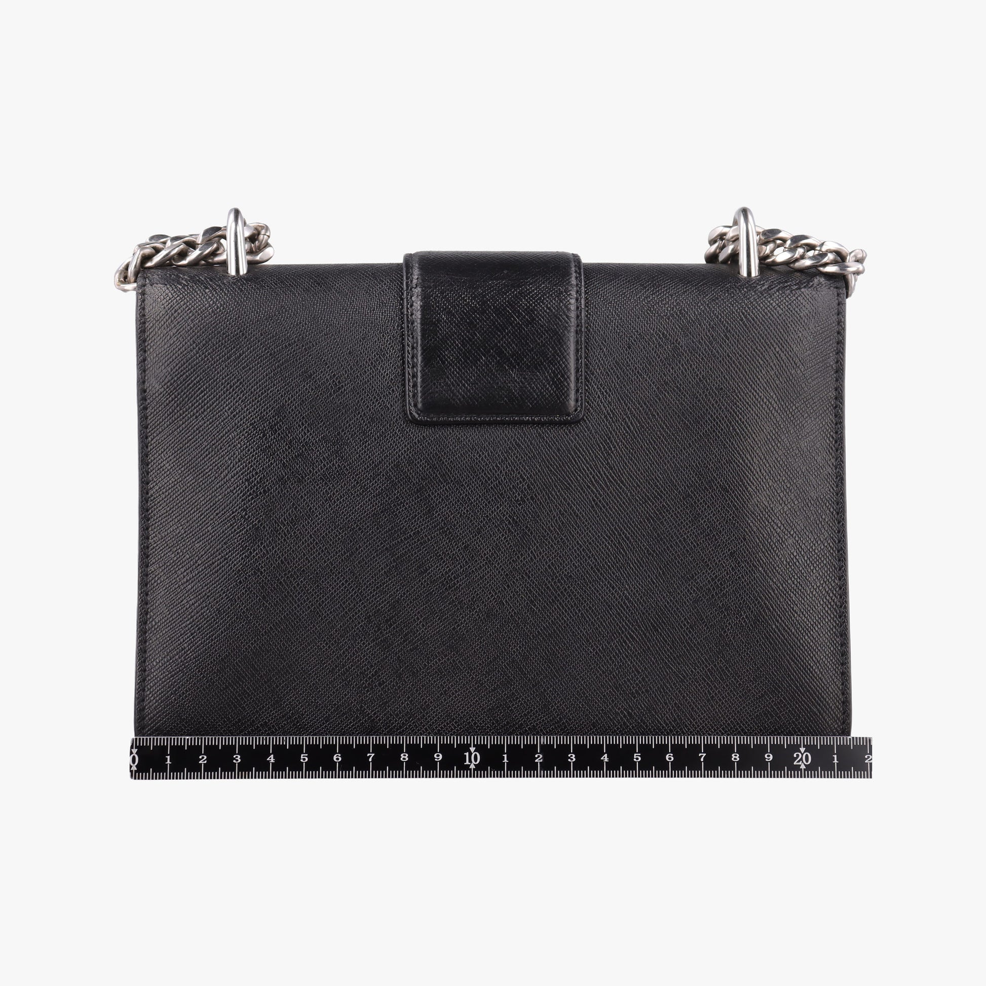 Sound Lock Black SAFFIANO Leather 1BD034 127サウンド ロック ブラック サフィアーノレザー 1BD034 127