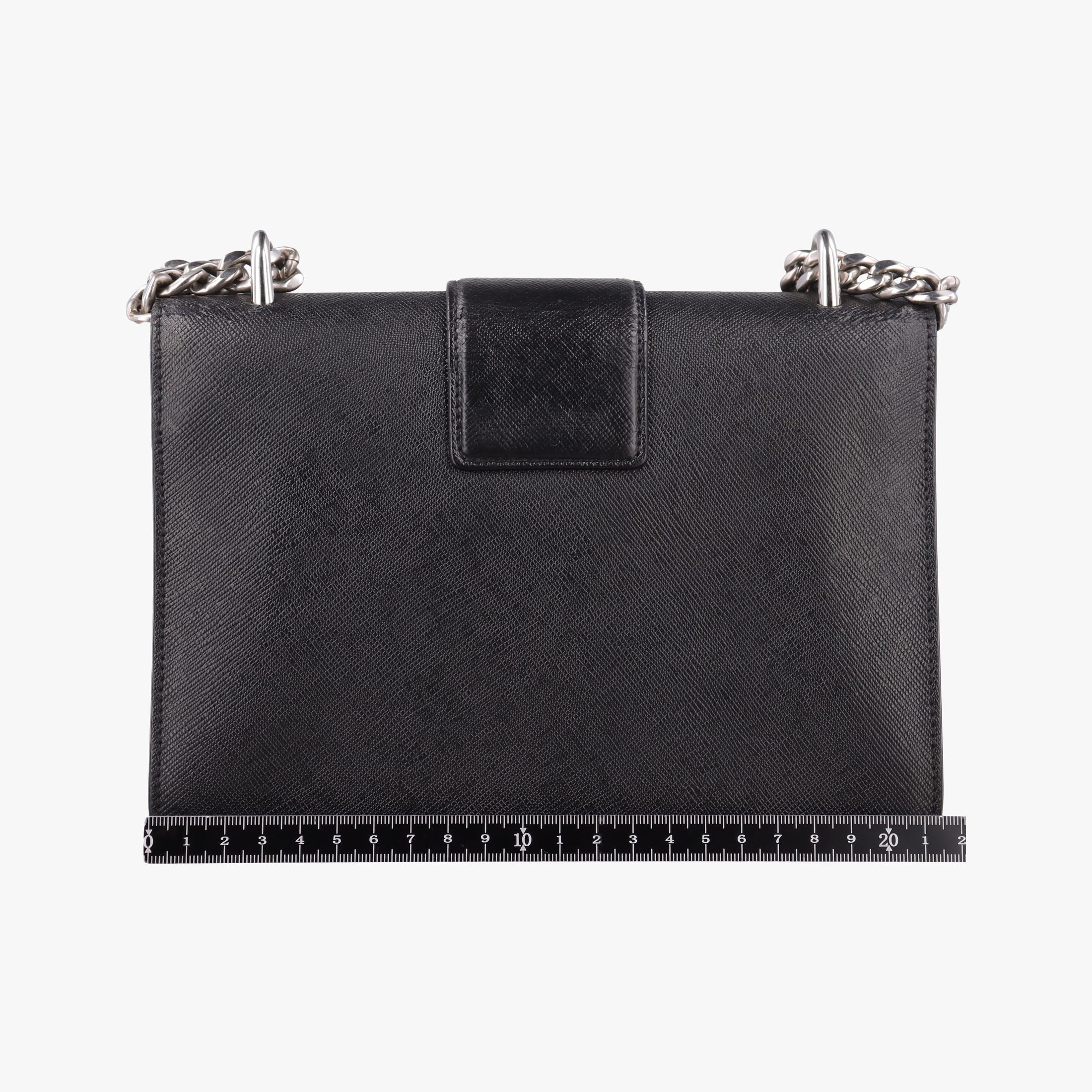 Sound Lock Black SAFFIANO Leather 1BD034 127サウンド ロック ブラック サフィアーノレザー 1BD034 127