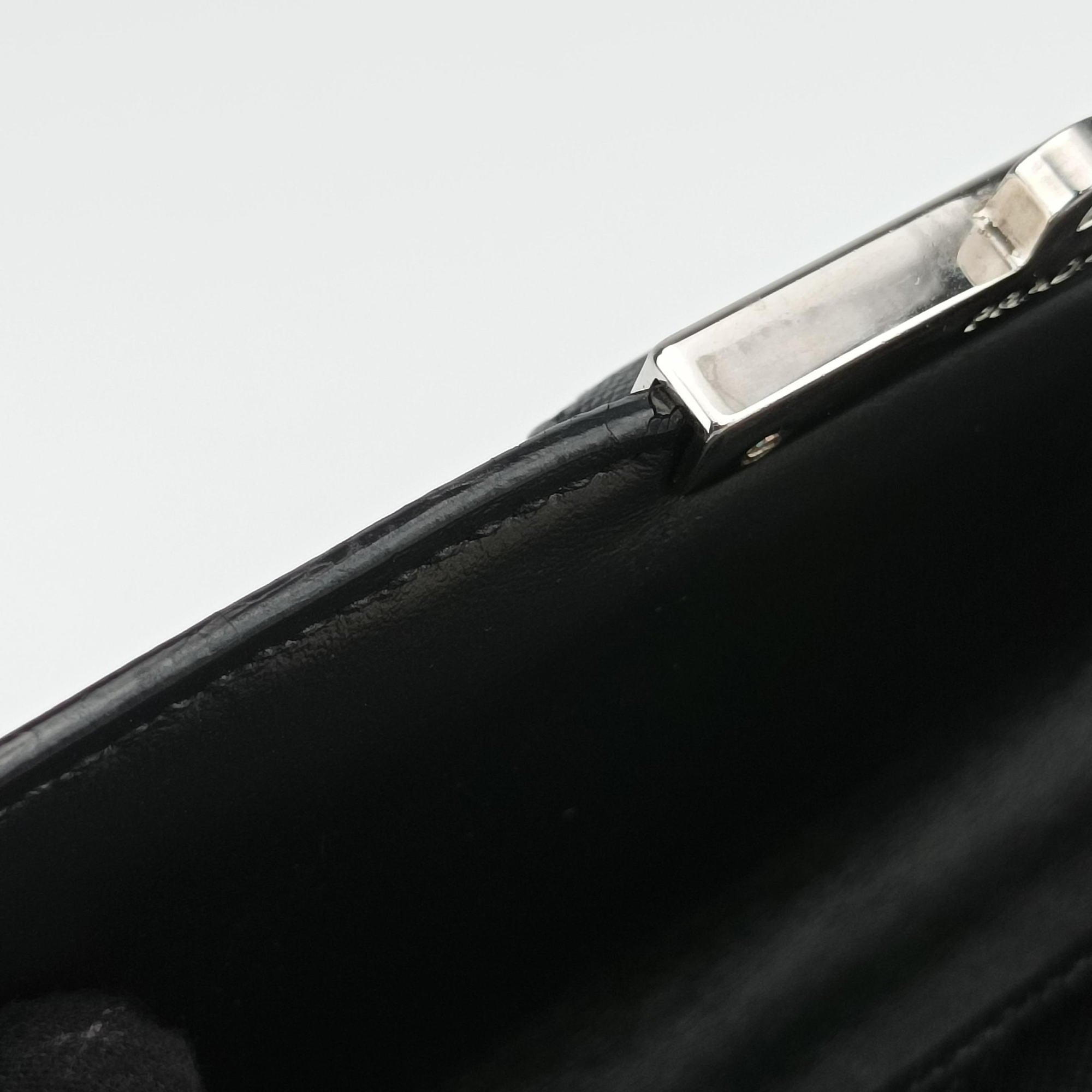 Sound Lock Black SAFFIANO Leather 1BD034 127サウンド ロック ブラック サフィアーノレザー 1BD034 127