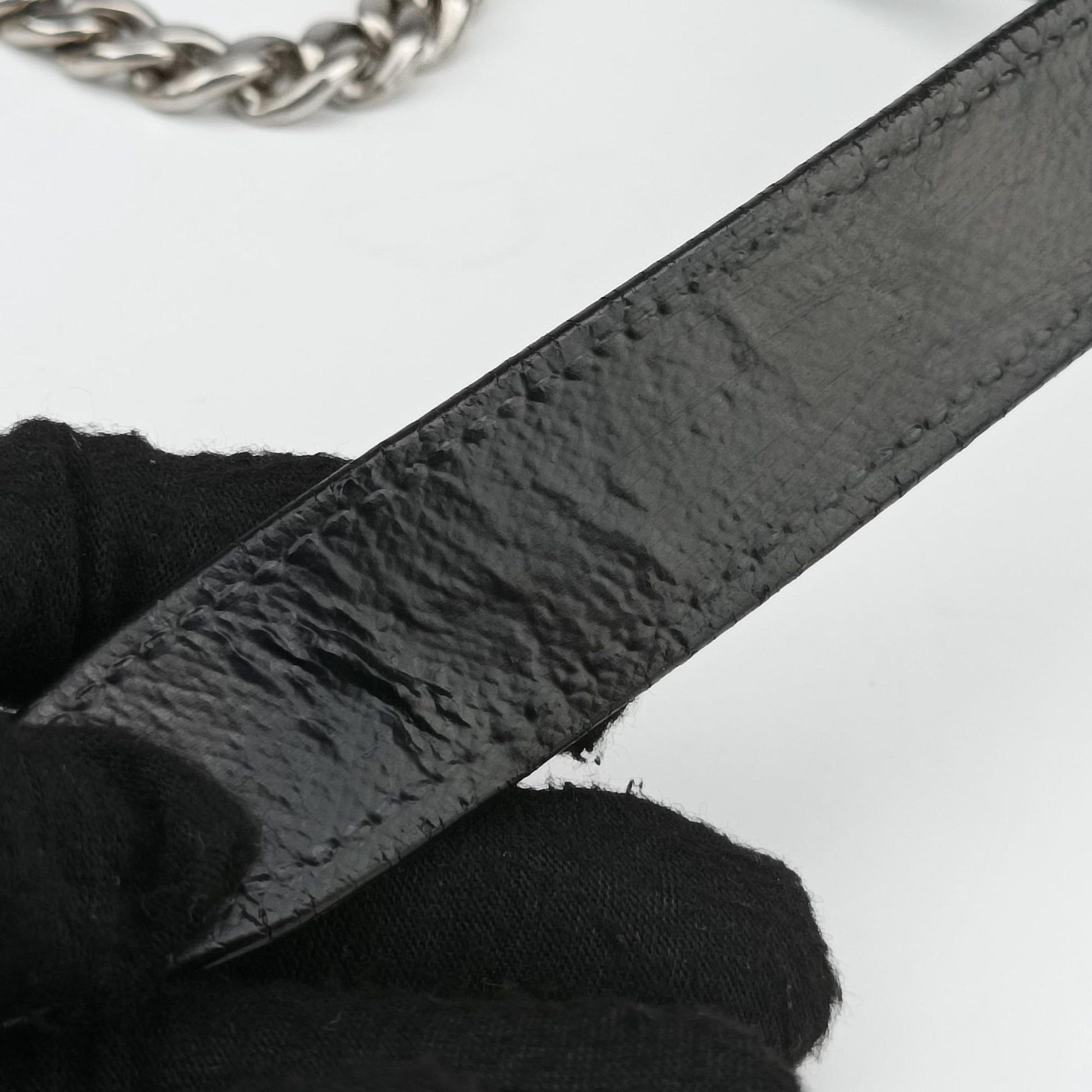 Sound Lock Black SAFFIANO Leather 1BD034 127サウンド ロック ブラック サフィアーノレザー 1BD034 127