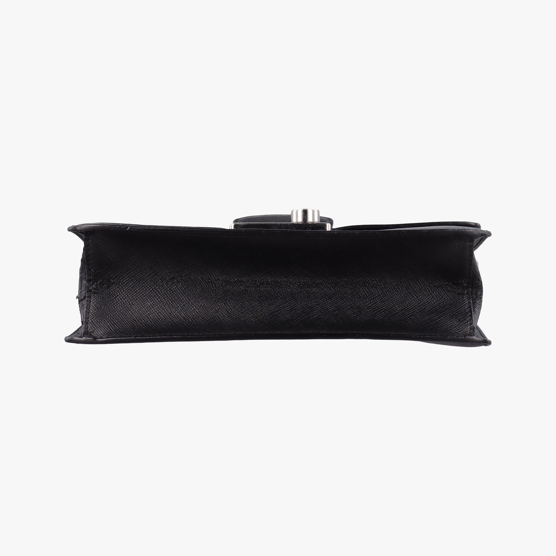 Sound Lock Black SAFFIANO Leather 1BD034 127サウンド ロック ブラック サフィアーノレザー 1BD034 127