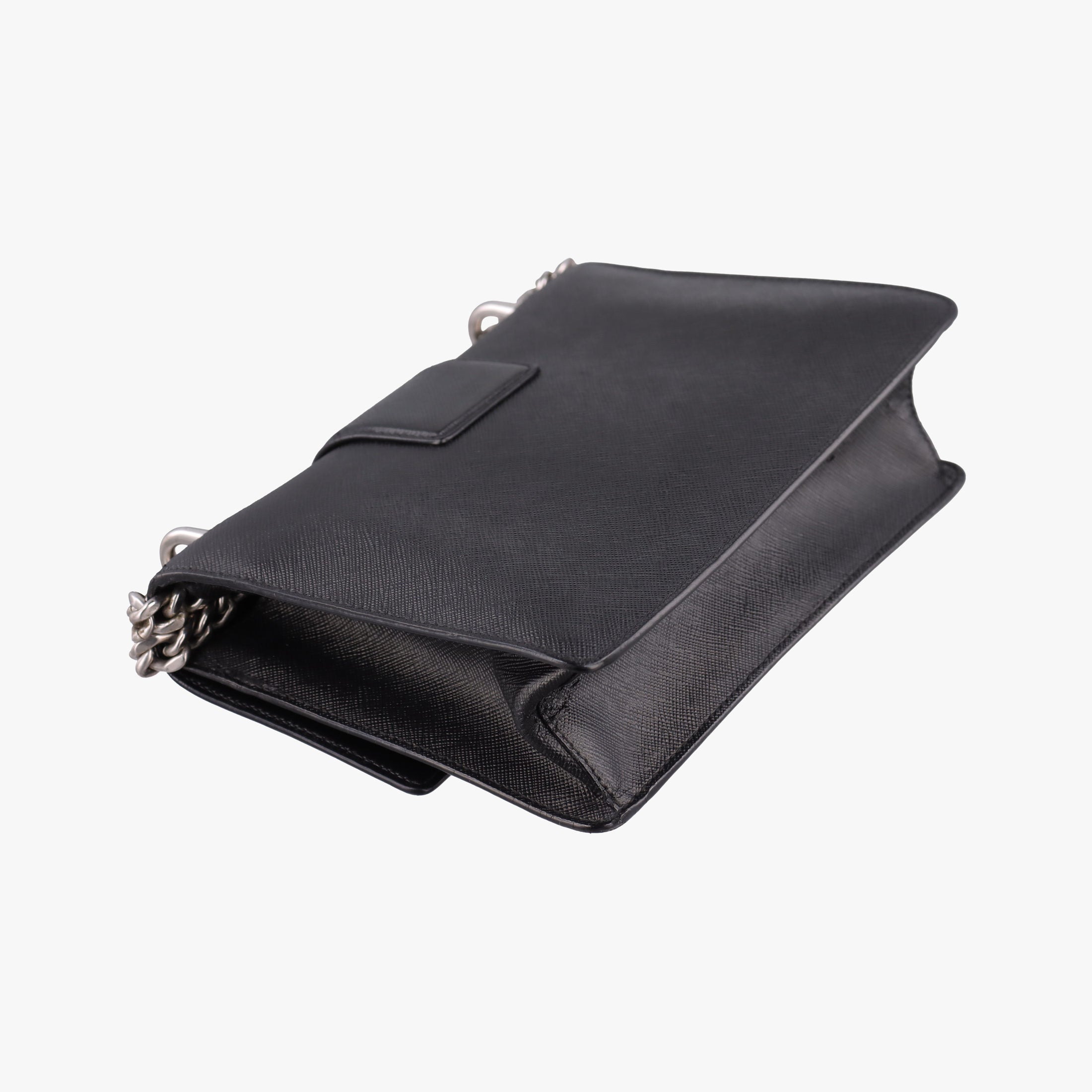 Sound Lock Black SAFFIANO Leather 1BD034 127サウンド ロック ブラック サフィアーノレザー 1BD034 127
