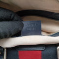 Sherry Line Navy×red×beige canvas×leather 247205 C010717921シェリーライン ネイビー×レッド×ベージュ キャンバス×レザー 247205 C010717921
