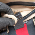 Sherry Line Navy×red×beige canvas×leather 247205 C010717921シェリーライン ネイビー×レッド×ベージュ キャンバス×レザー 247205 C010717921