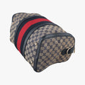 Sherry Line Navy×red×beige canvas×leather 247205 C010717921シェリーライン ネイビー×レッド×ベージュ キャンバス×レザー 247205 C010717921