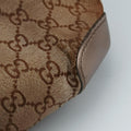 Heart Bit charm Golden×Brown canvas×leather 269955 C010146790ハートビット チャーム ゴールド×ブラウン キャンバス×レザー 269955 C010146790