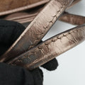 Heart Bit charm Golden×Brown canvas×leather 269955 C010146790ハートビット チャーム ゴールド×ブラウン キャンバス×レザー 269955 C010146790