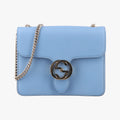 Interlocking G Blue Leather 510304 H026641804インターロッキングG ブルー レザー 510304 H026641804