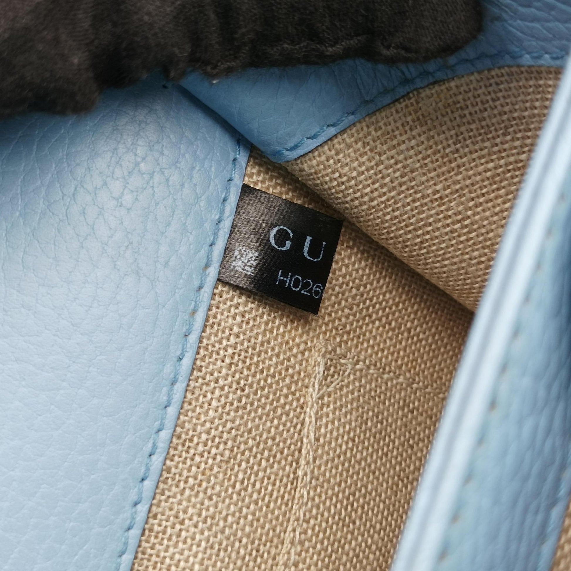 Interlocking G Blue Leather 510304 H026641804インターロッキングG ブルー レザー 510304 H026641804