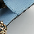 Interlocking G Blue Leather 510304 H026641804インターロッキングG ブルー レザー 510304 H026641804