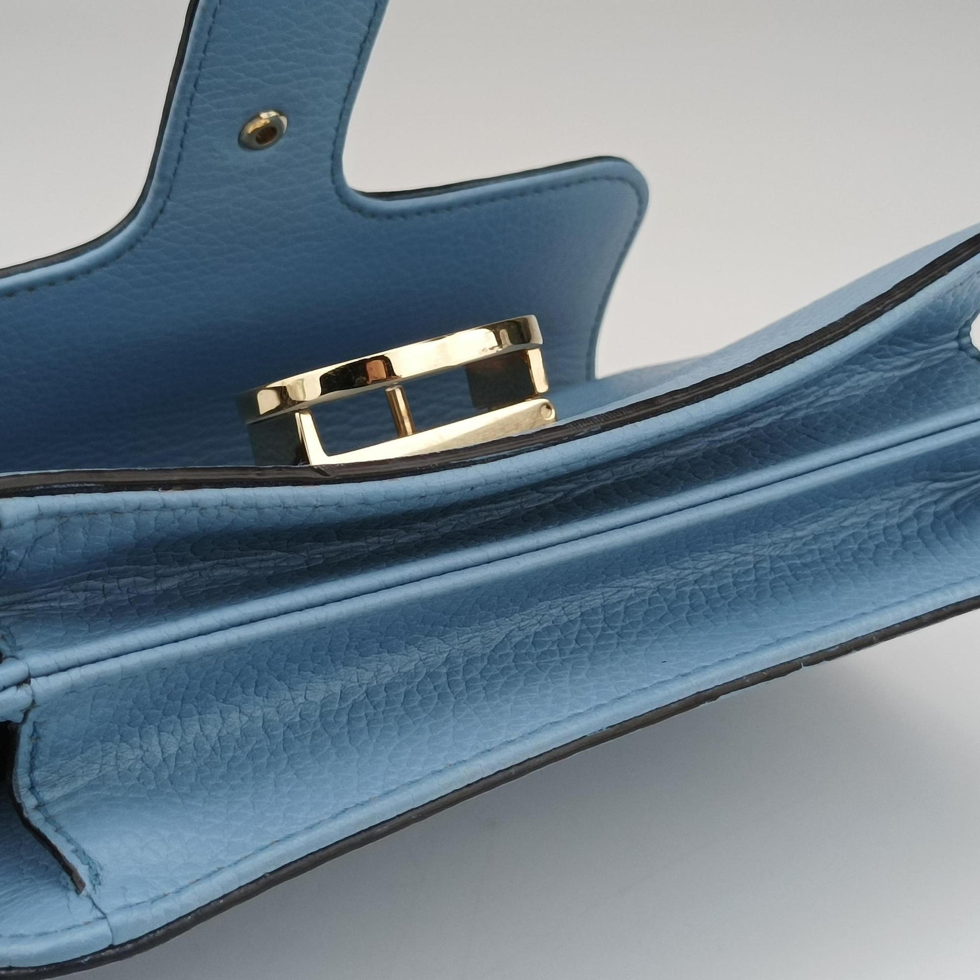 Interlocking G Blue Leather 510304 H026641804インターロッキングG ブルー レザー 510304 H026641804