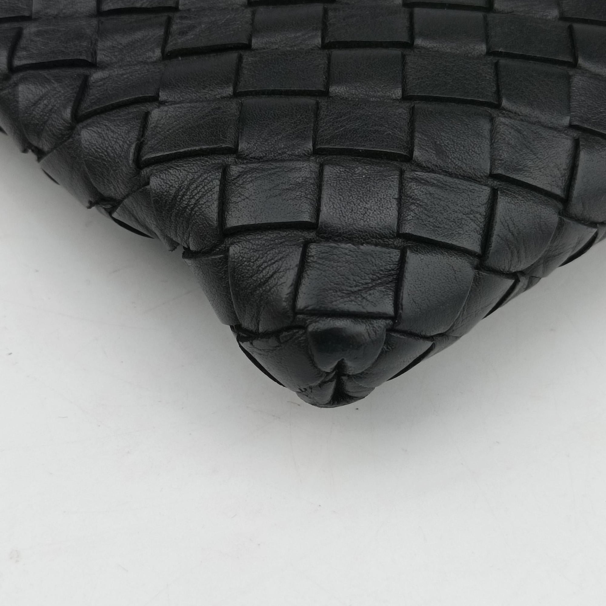 Intrecciato Black lambskin B02501996Fイントレチャート ブラック ラムスキン B02501996F