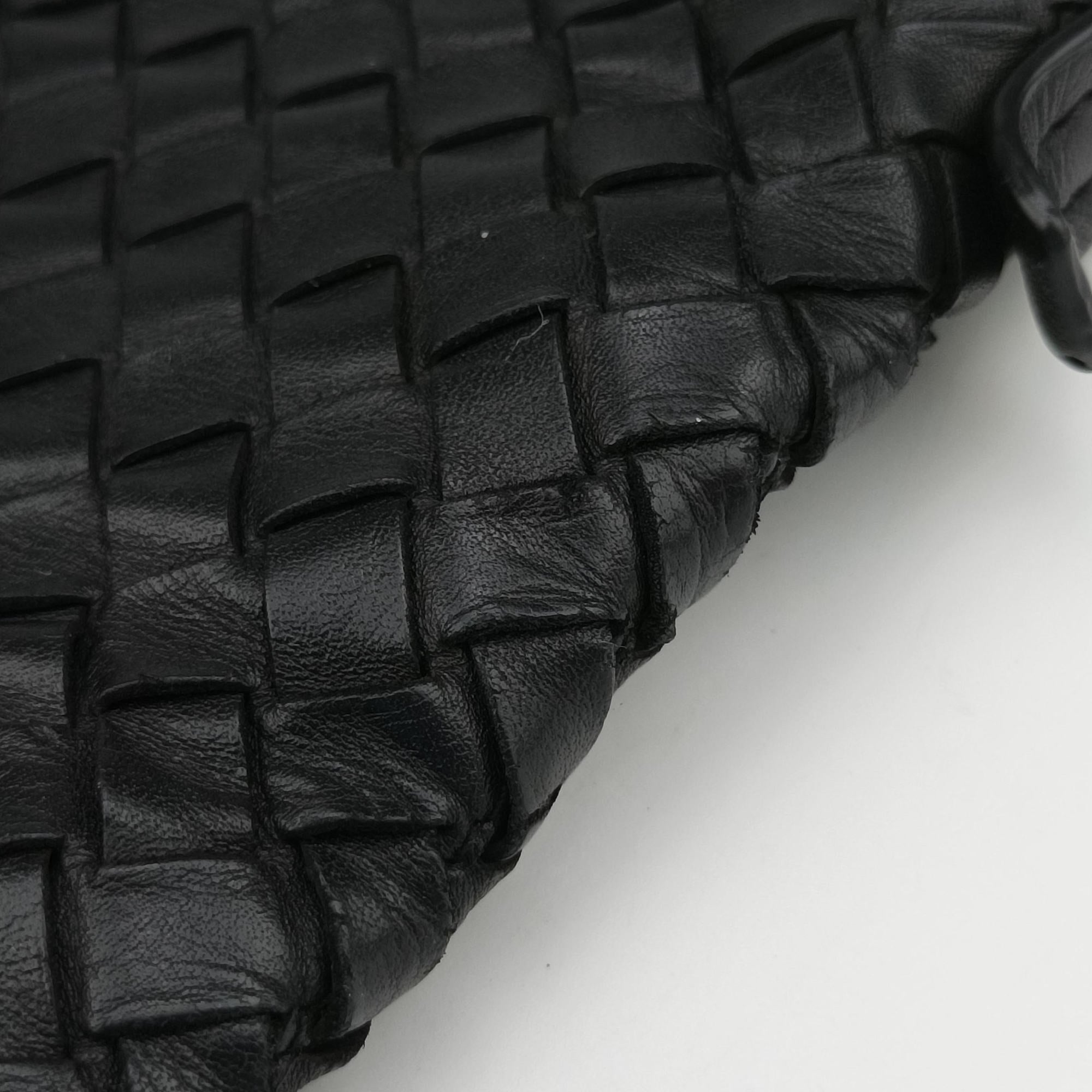 Intrecciato Black lambskin B02501996Fイントレチャート ブラック ラムスキン B02501996F