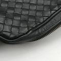 Intrecciato Black lambskin B07184451Dイントレチャート ブラック ラムスキン B07184451D