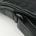Intrecciato Black lambskin B07184451Dイントレチャート ブラック ラムスキン B07184451D