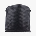 Intrecciato Black lambskin B07184451Dイントレチャート ブラック ラムスキン B07184451D