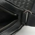 Intrecciato Black lambskin B07184451Dイントレチャート ブラック ラムスキン B07184451D