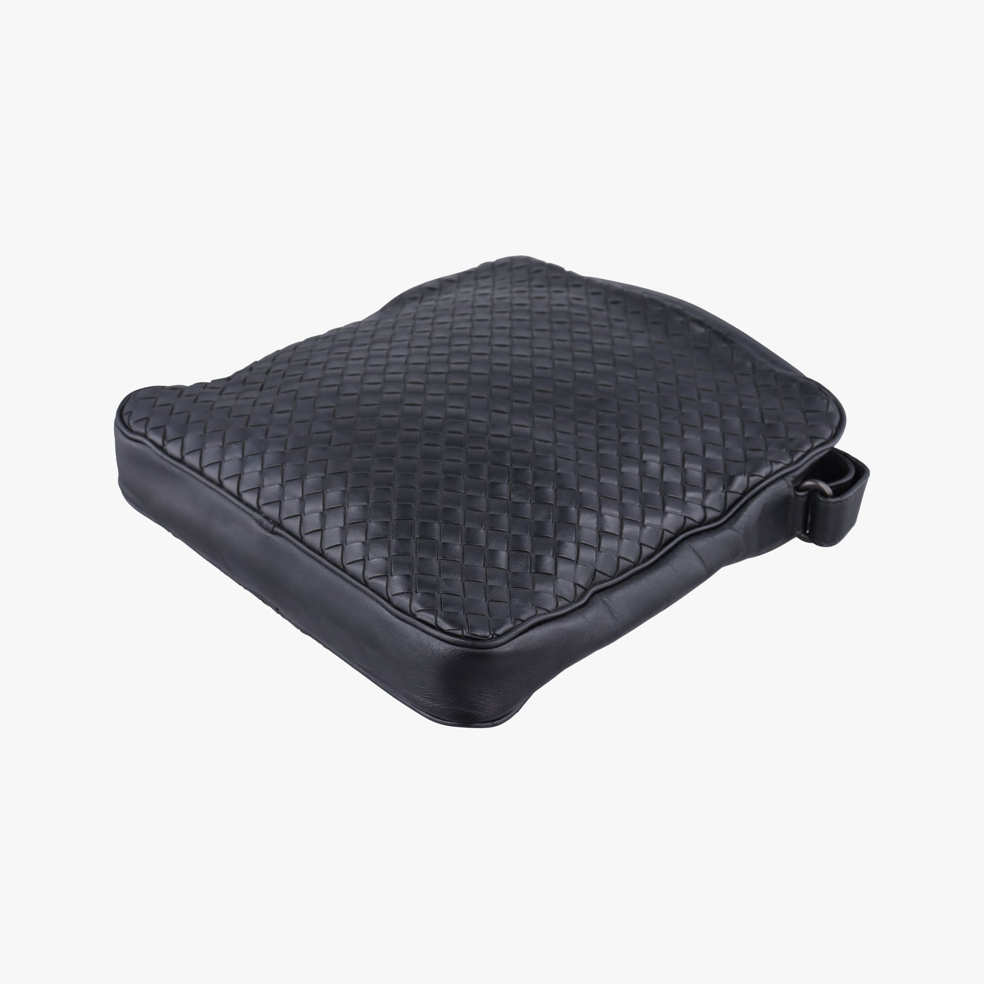 Intrecciato Black lambskin B07184451Dイントレチャート ブラック ラムスキン B07184451D