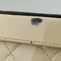 Vanity Matelasse Chain Handle White Patent Leather A91055 22340506バニティ マトラッセ チェーンハンドル ホワイト パテント A91055 22340506