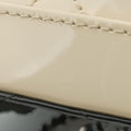Vanity Matelasse Chain Handle White Patent Leather A91055 22340506バニティ マトラッセ チェーンハンドル ホワイト パテント A91055 22340506