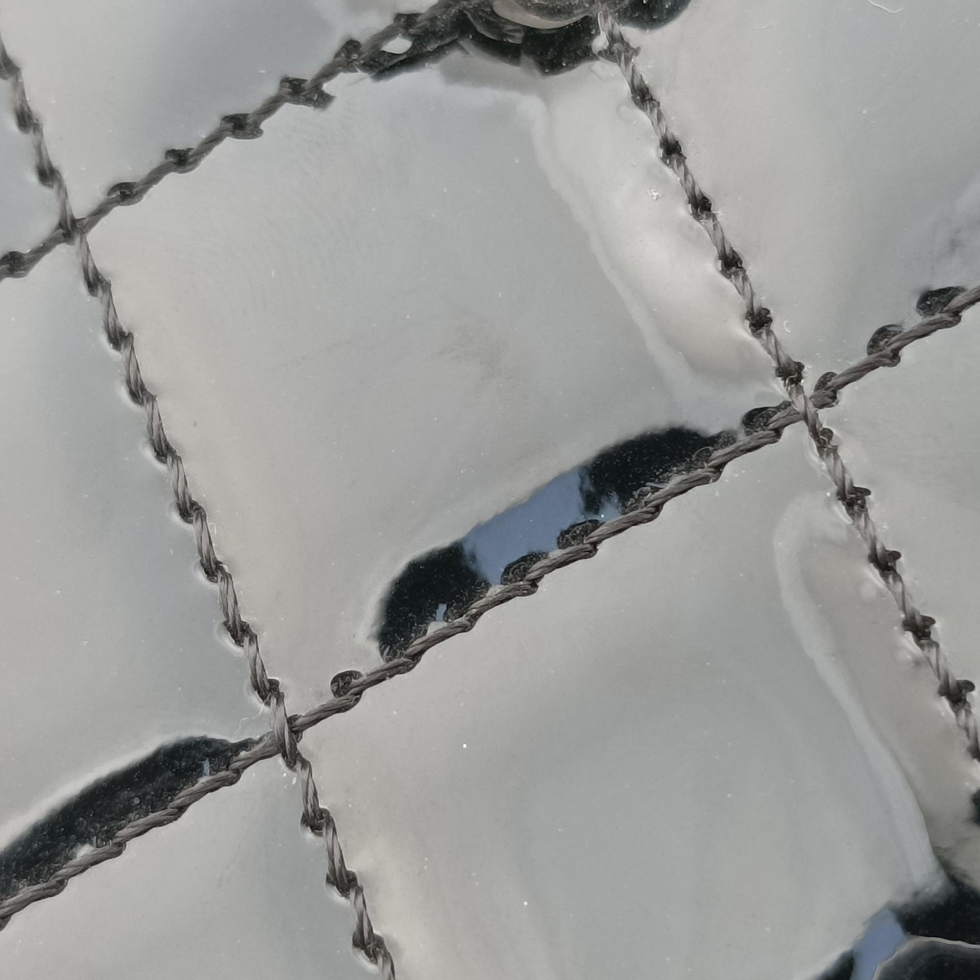 Vanity Matelasse Chain Handle White Patent Leather A91055 22340506バニティ マトラッセ チェーンハンドル ホワイト パテント A91055 22340506