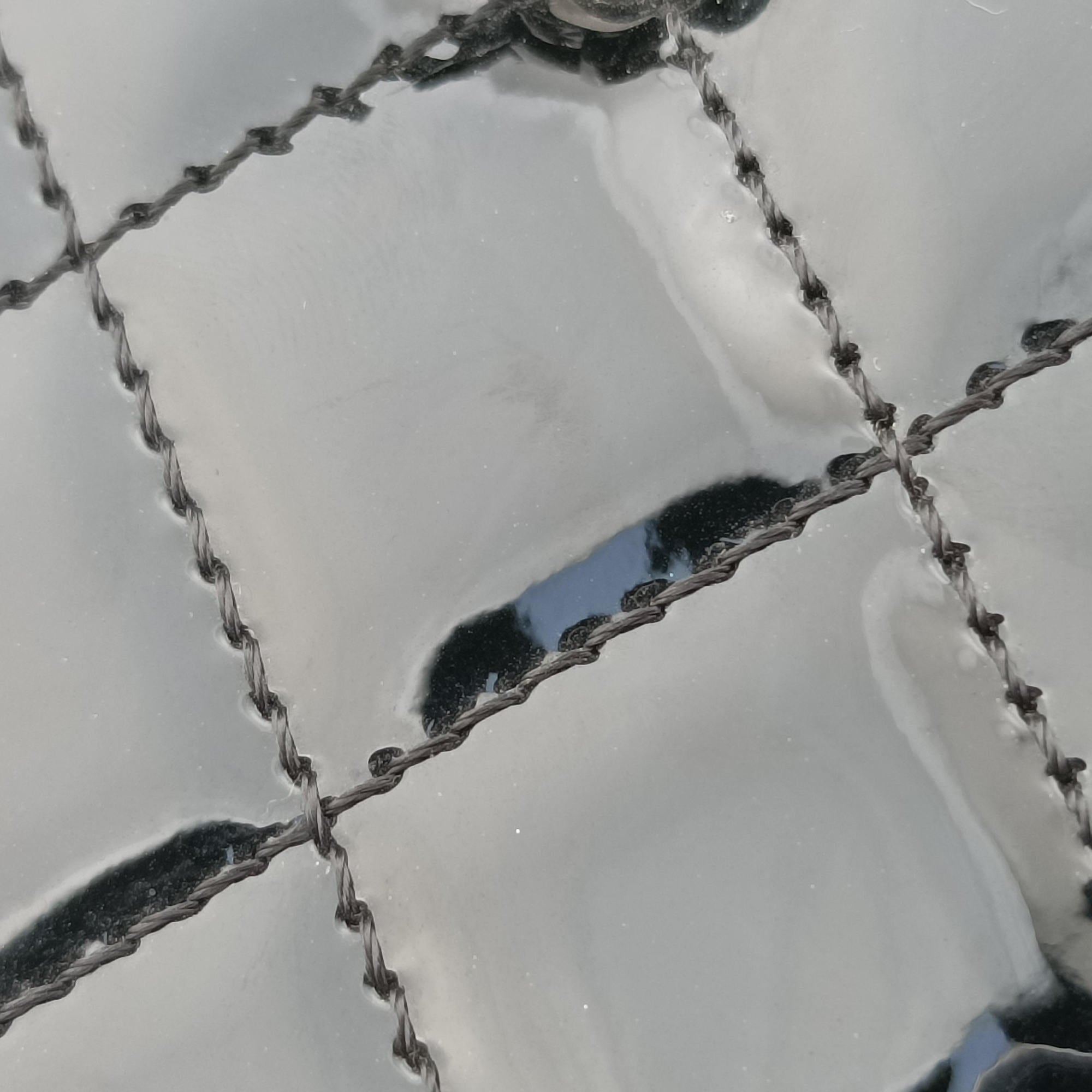 Vanity Matelasse Chain Handle White Patent Leather A91055 22340506バニティ マトラッセ チェーンハンドル ホワイト パテント A91055 22340506