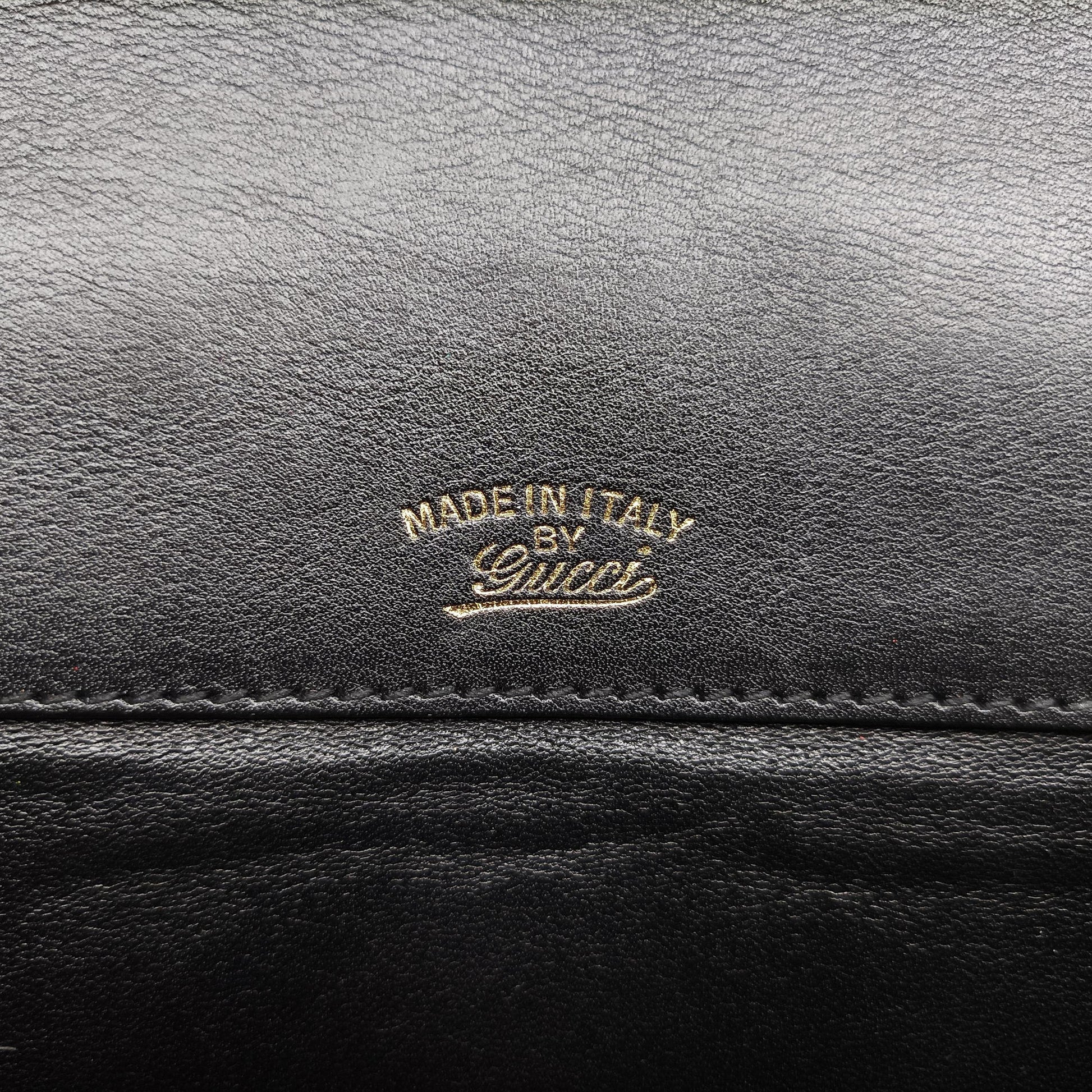 Interlocking 1973 Flap Black Leather 277522 E010257779インターロッキング 1973 フラップ ブラック レザー 277522 E010257779