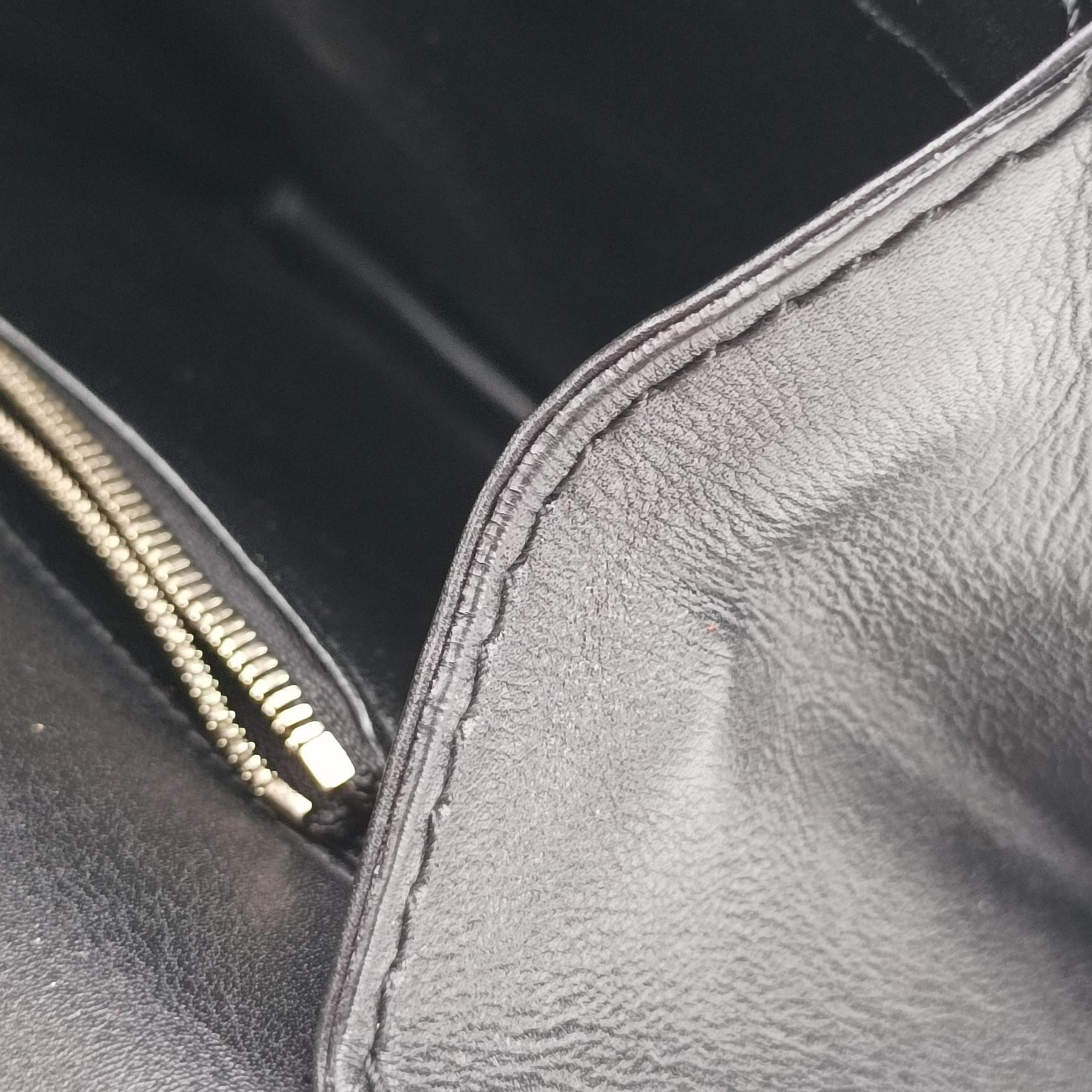 Interlocking 1973 Flap Black Leather 277522 E010257779インターロッキング 1973 フラップ ブラック レザー 277522 E010257779