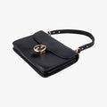 Interlocking 1973 Flap Black Leather 277522 E010257779インターロッキング 1973 フラップ ブラック レザー 277522 E010257779
