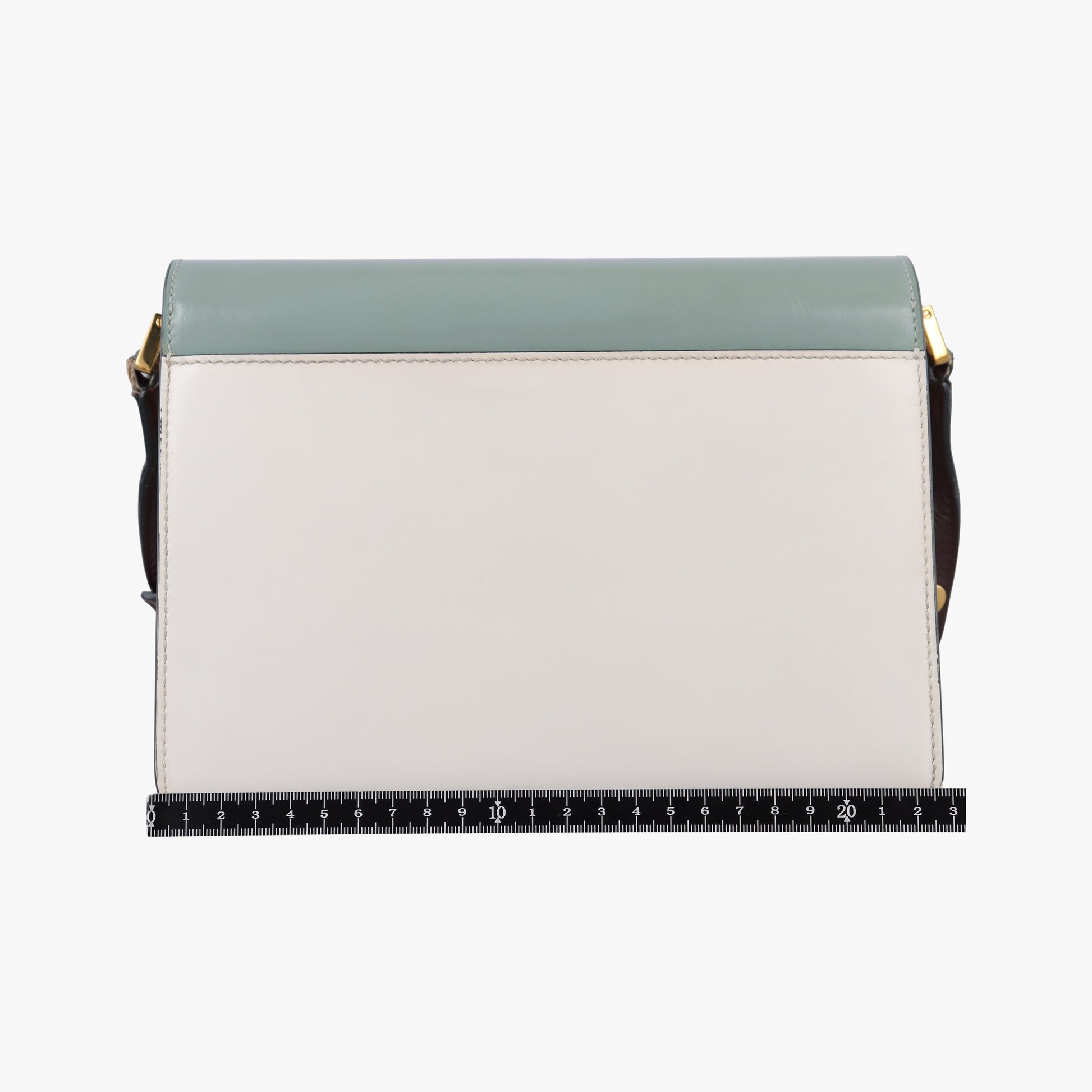 TRUNK White × Green Leather トランク ホワイト × グリーン レザー 